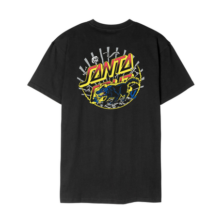 Santa Cruz Kendall Wolf Dot T-Shirt - Black