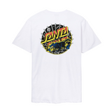 Santa Cruz Kendall Wolf Dot T-Shirt - White