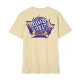 Santa Cruz Knox Firepit Dot T-Shirt - Sand