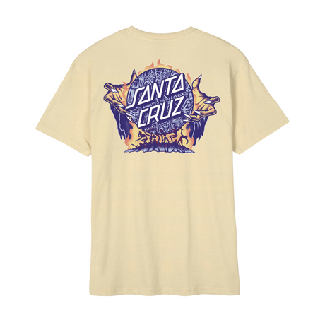 Santa Cruz Knox Firepit Dot T-Shirt - Sand