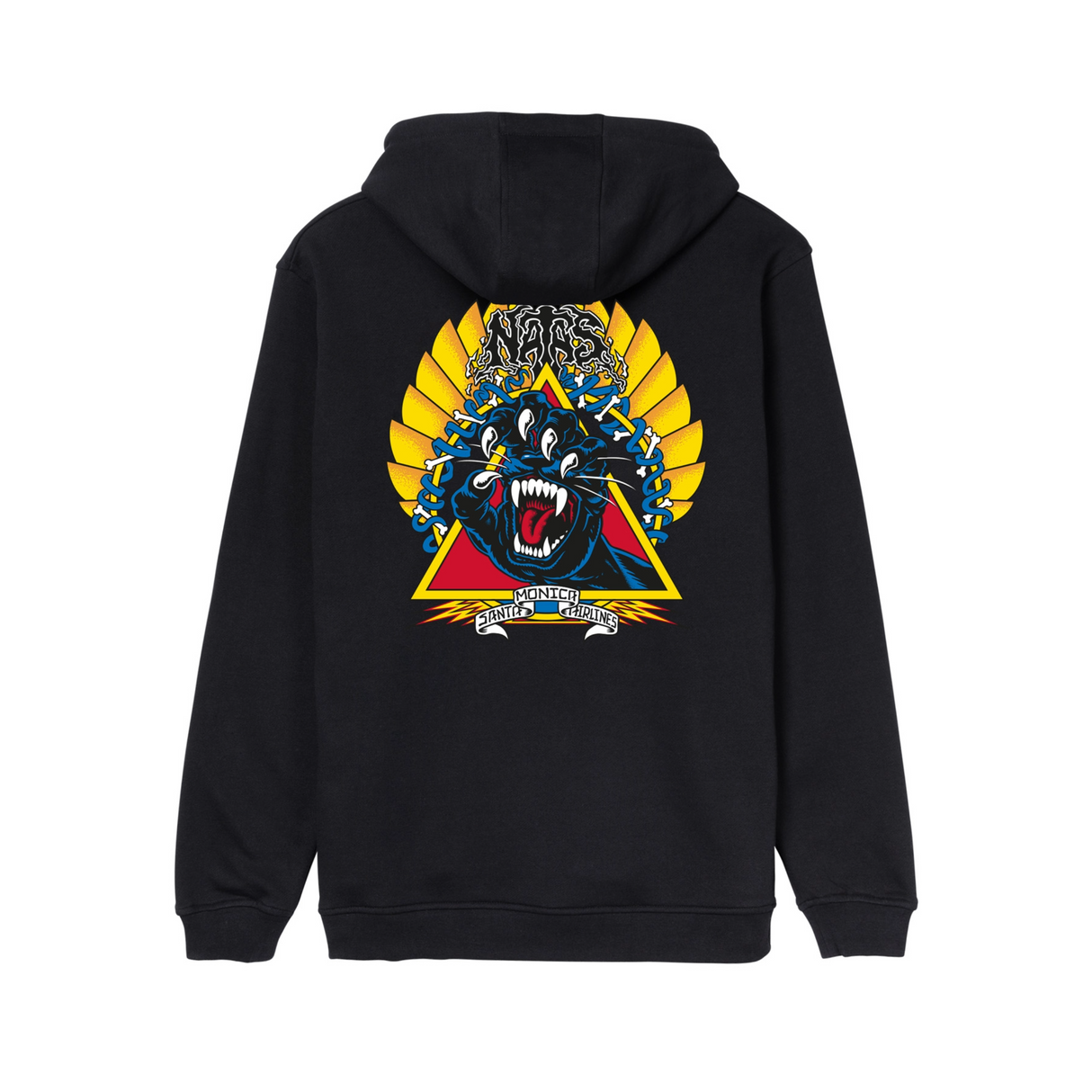 Santa Cruz Natas Screaming Panther Hoodie - Black