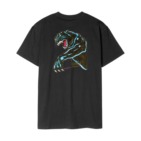 Santa Cruz Natas Sketch Panther T-Shirt - Black