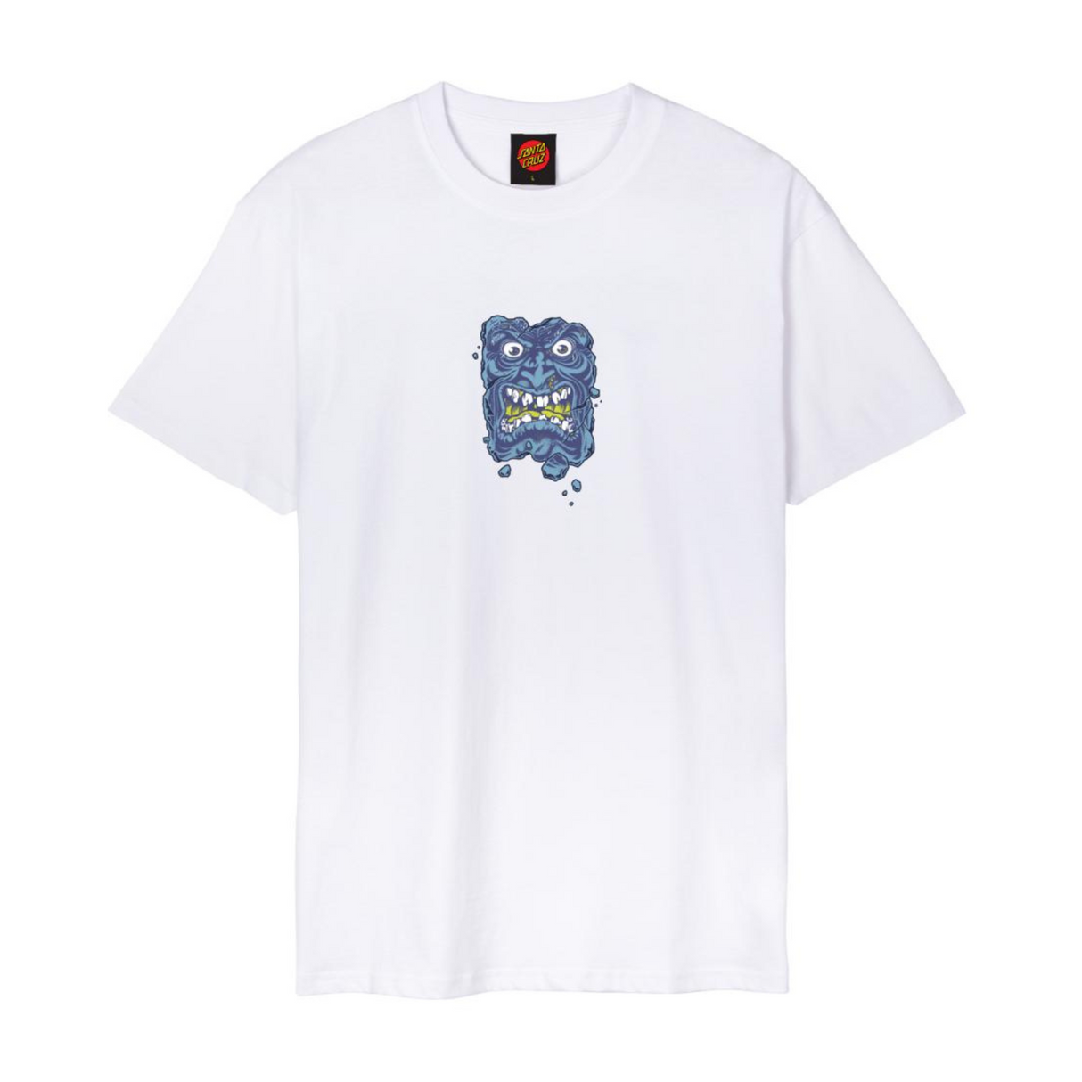 Santa Cruz Roskopp Destruct Face T-Shirt - White