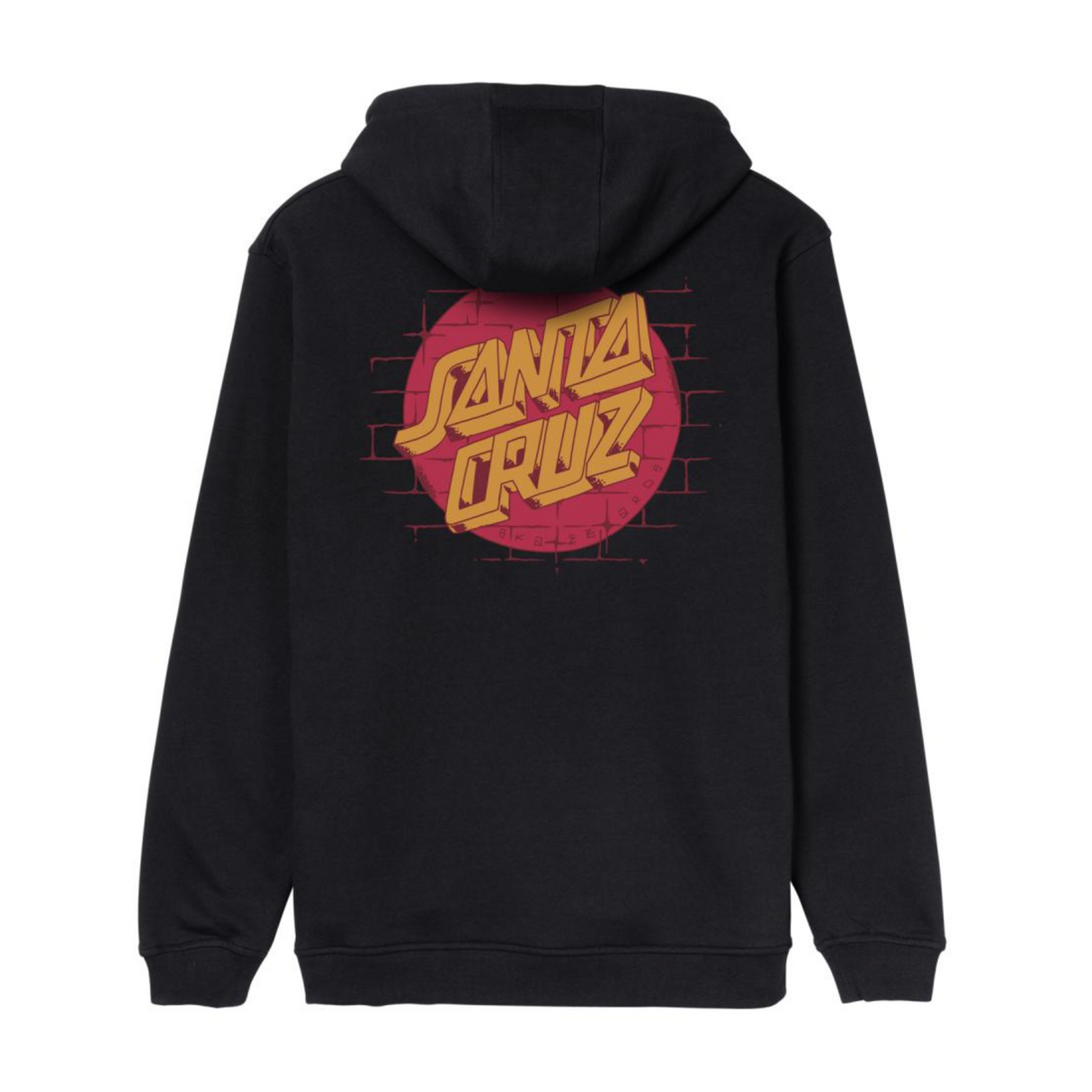 Santa Cruz Scrawl Brick Dot Hoodie - Black