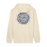 Santa Cruz Scrawl Brick Dot Hoodie - Calico