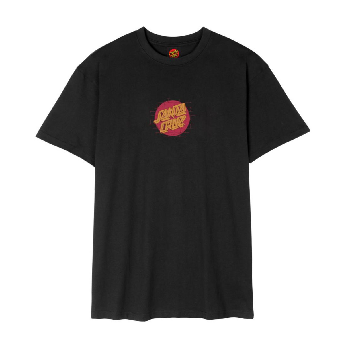 Santa Cruz Scrawl Brick Dot T-Shirt - Black