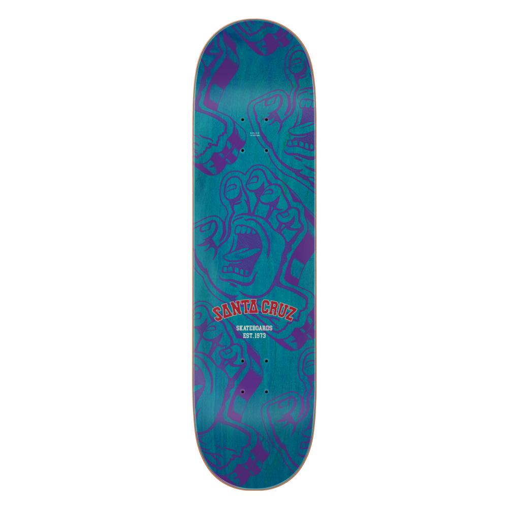 Santa Cruz Screaming Foam Hand Deck 8.25" - Brown / Multi