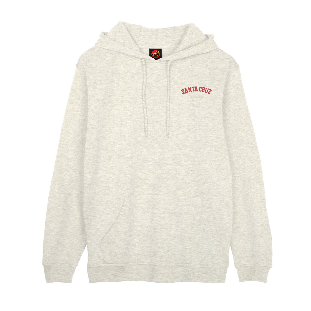 Santa Cruz Screaming Foam Hand Hoodie - Athletic Heather