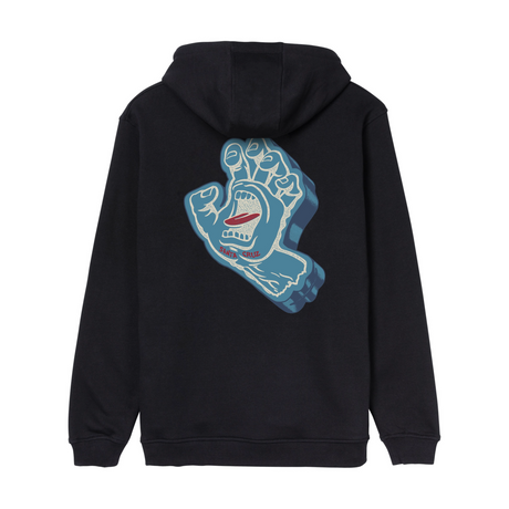 Santa Cruz Screaming Foam Hand Hoodie - Black