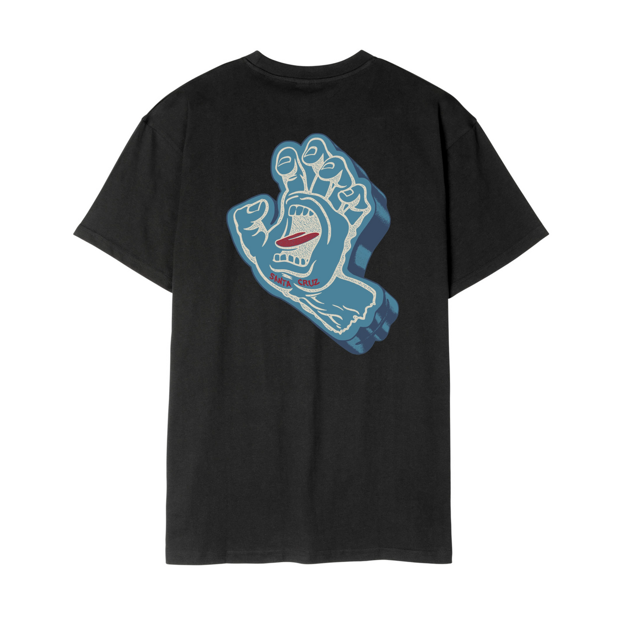 Santa Cruz Screaming Foam Hand T-Shirt - Black