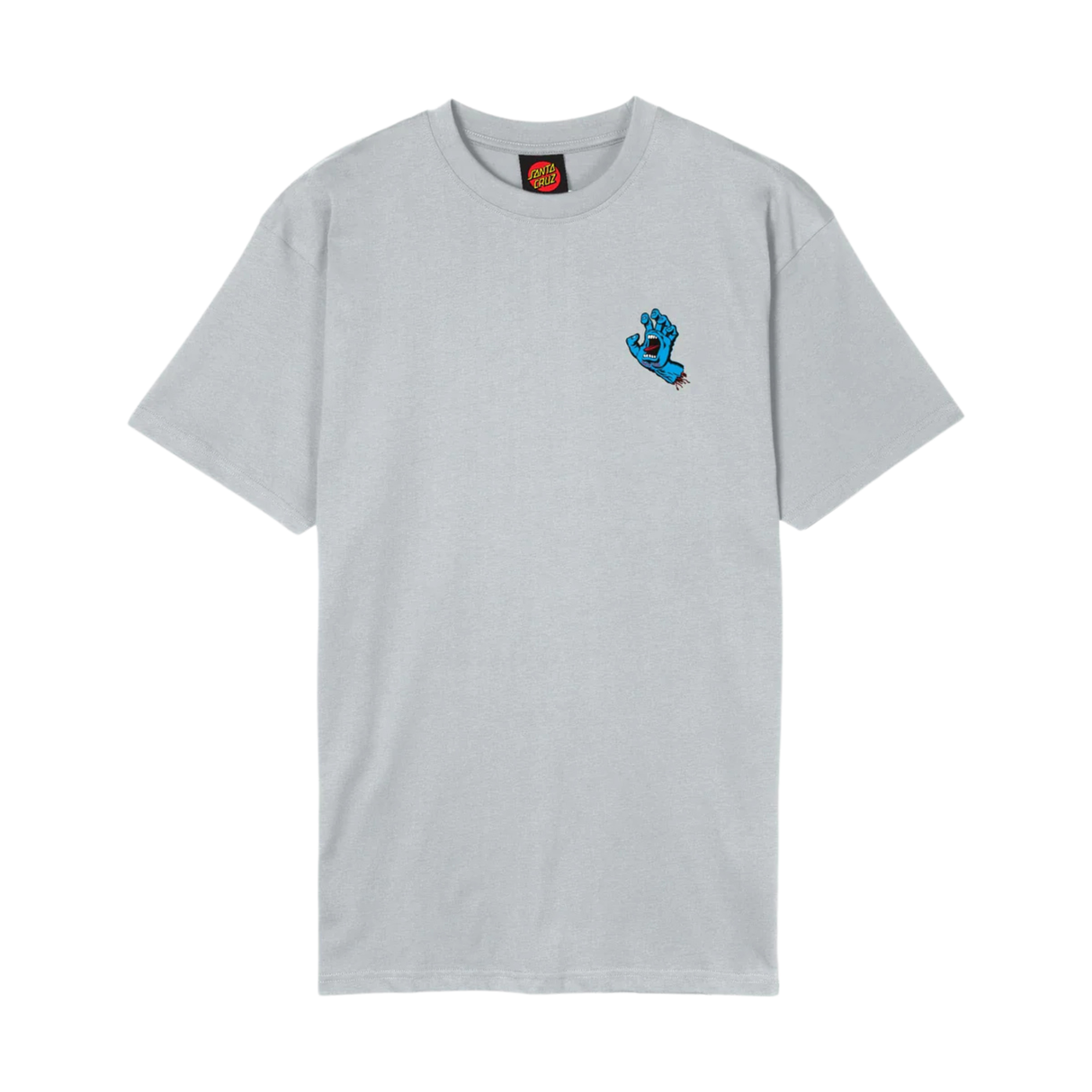 Santa Cruz Screaming Hand Chest T-Shirt - Mist