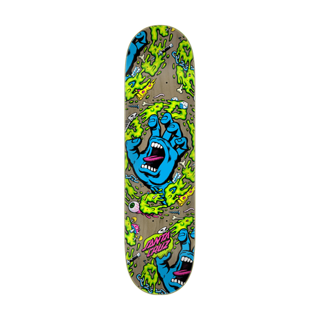 Santa Cruz Slime Scream Birch Skateboard Deck 8.25" - Brown