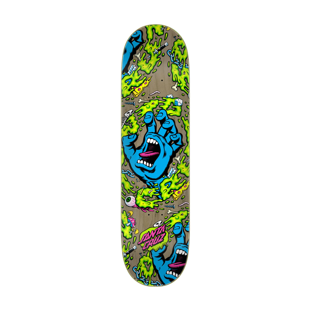 Santa Cruz Slime Scream Birch Skateboard Deck 8.25" - Brown