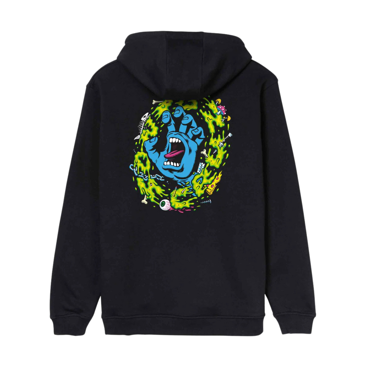 Santa Cruz Slime Scream Hoodie - Black
