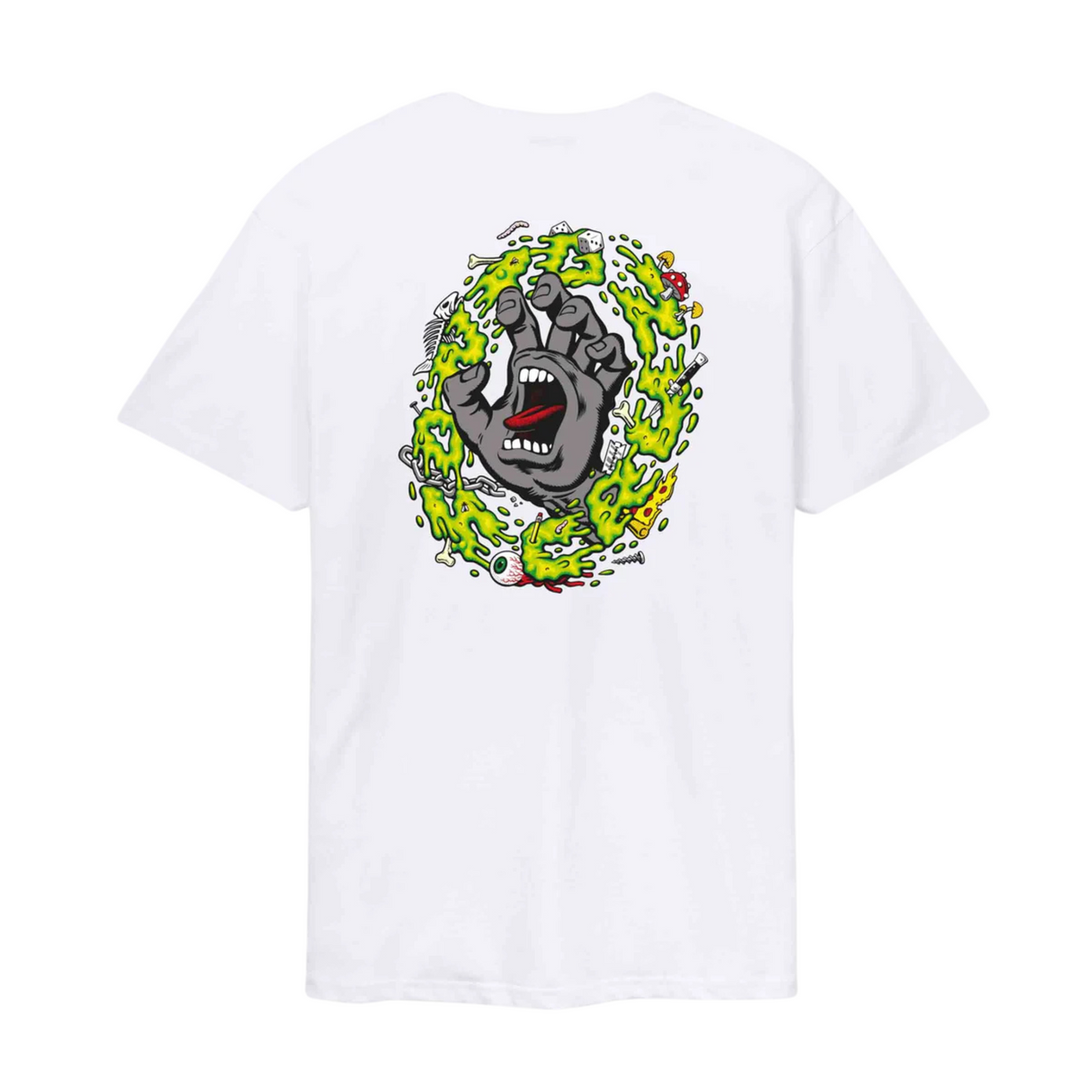 Santa Cruz Slime Scream T-Shirt - White