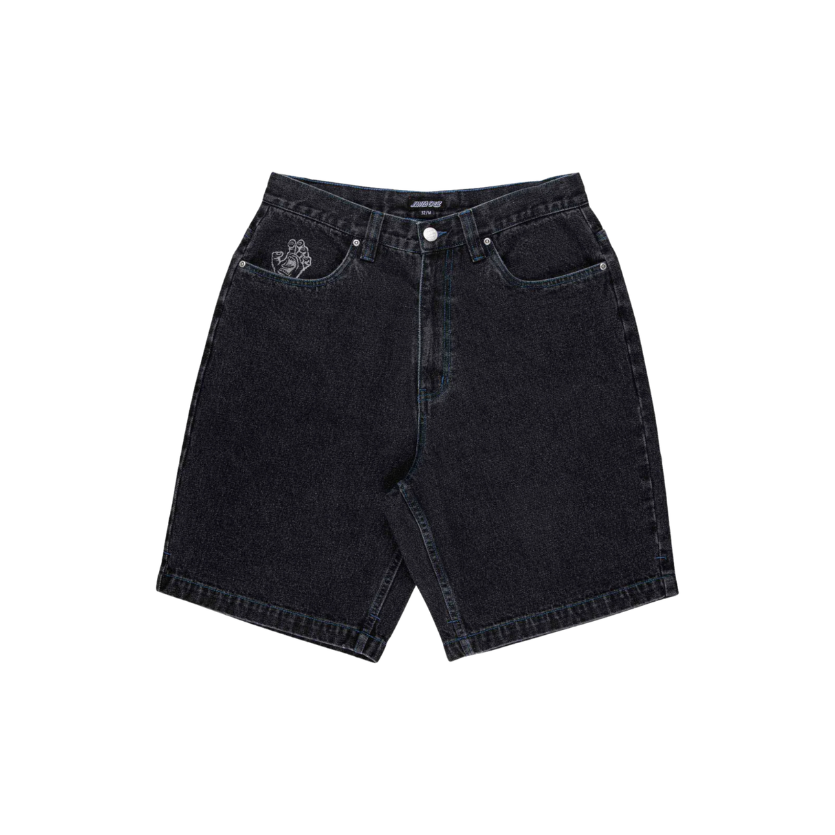 Santa Cruz Stamped Big Shorts - Black