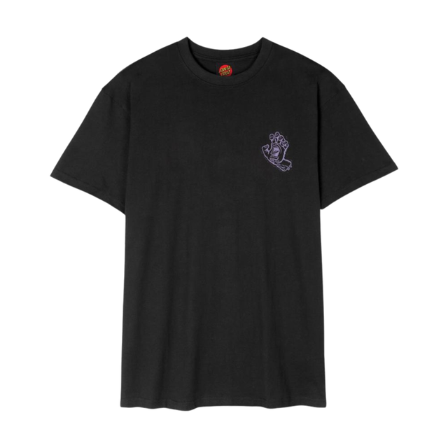 Santa Cruz Stamped Screaming Hand T-Shirt - Black
