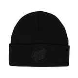 Santa Cruz Tonal Opus Dot Label Beanie - Black