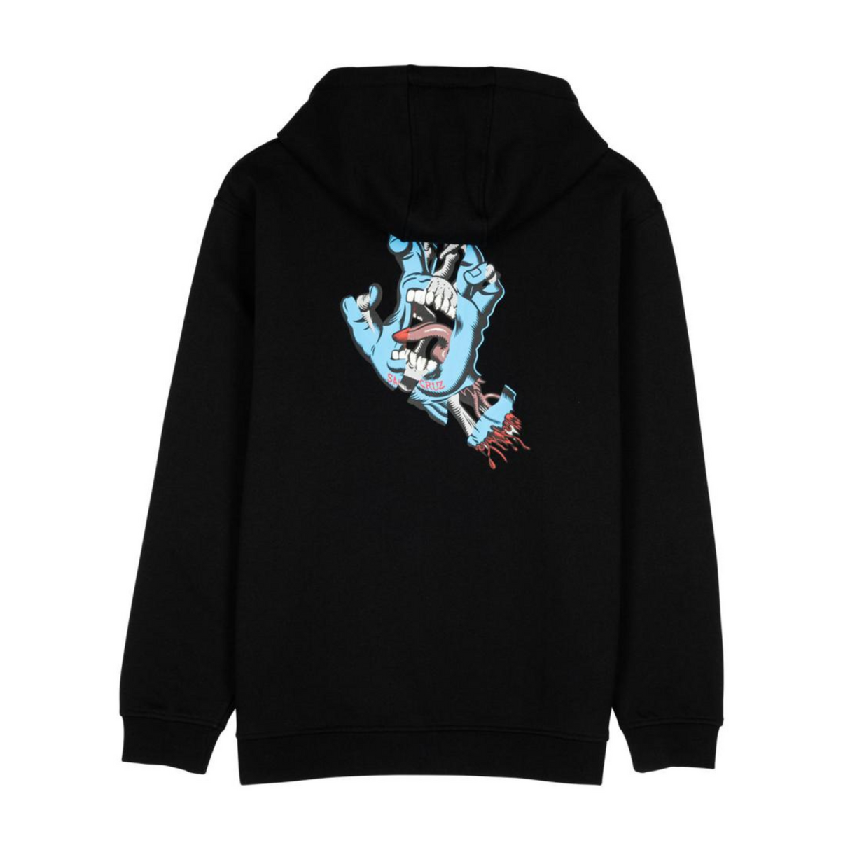 Santa Cruz Torn Hand Hoodie - Black