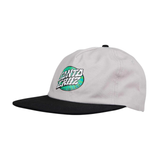 Santa Cruz Vertigo Dot Snapback Cap - Grey / Black