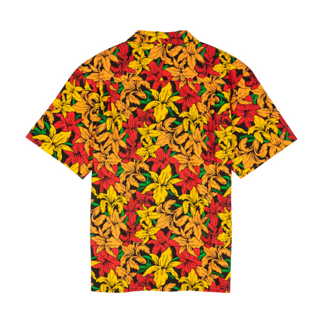 Santa Cruz Wooten Flowers Casual Shirt - Red / Yellow