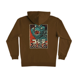 Santa Cruz x Godzilla Hand Hoodie - Brown