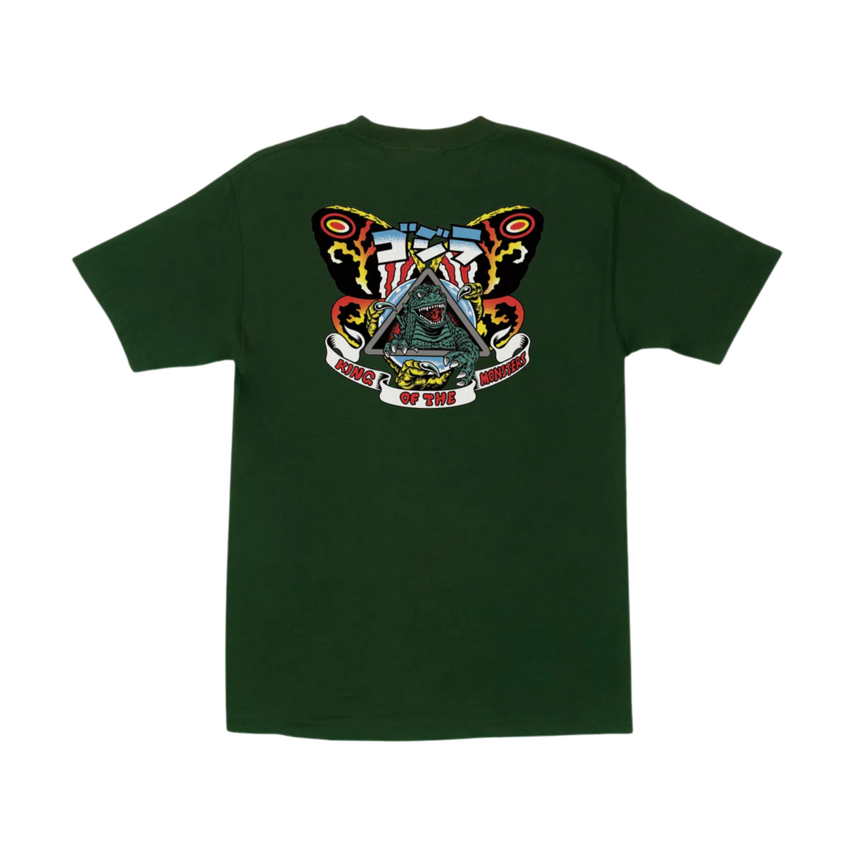 Santa Cruz x Godzilla Natas Mothra T-Shirt - Forest