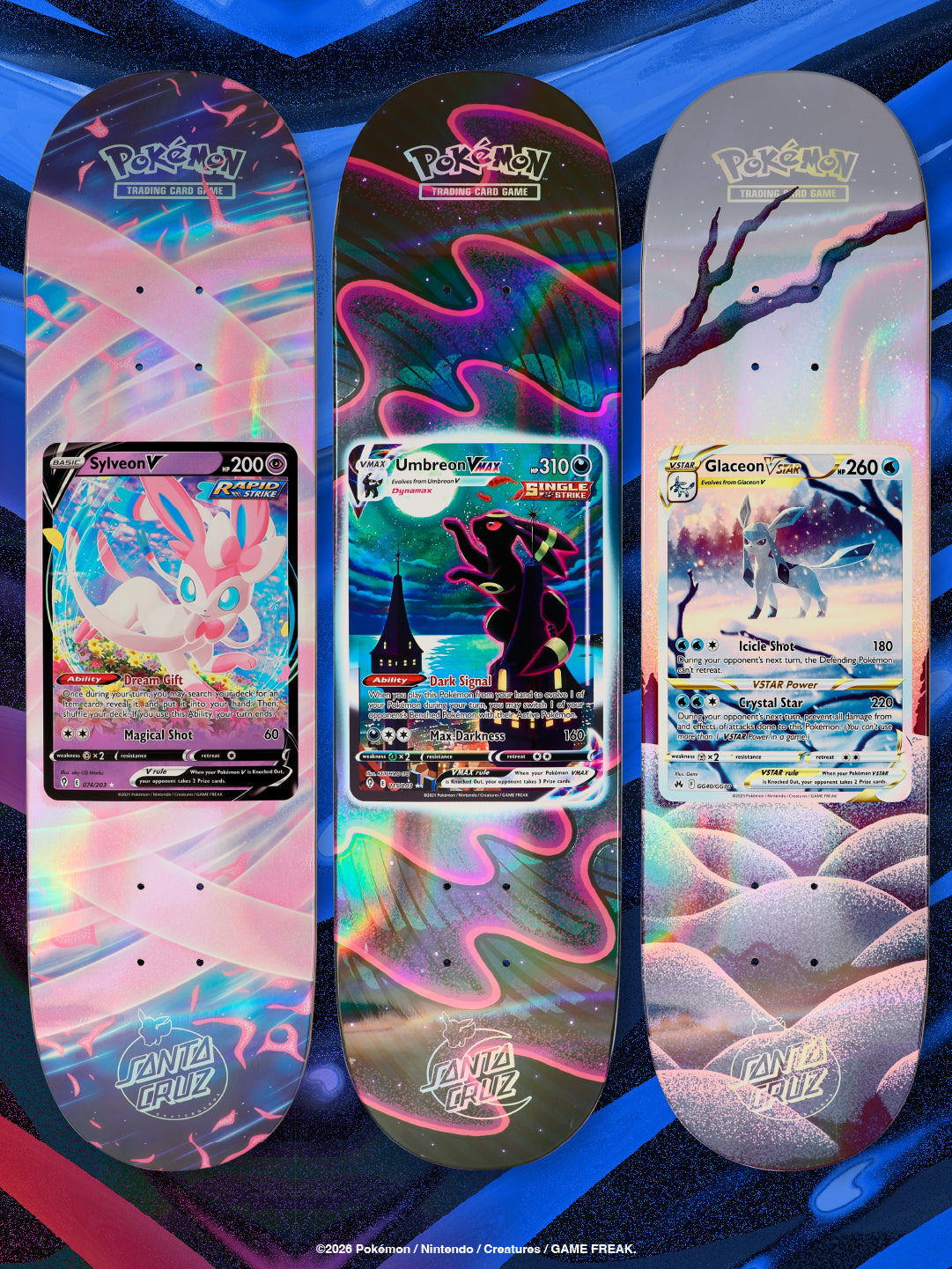 Santa Cruz x Pokemon Blind Bag Skateboard Deck 8" - Multi