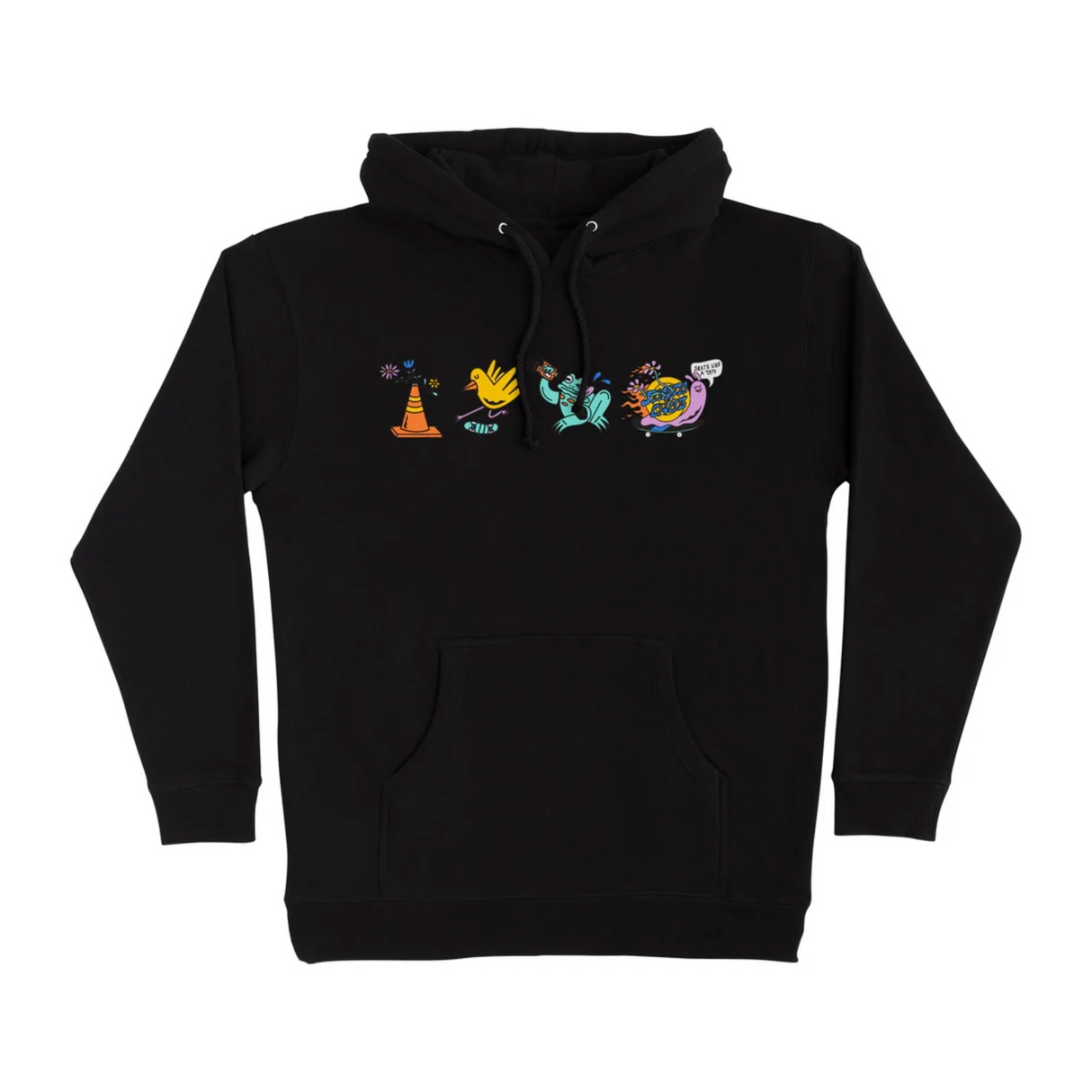 Santa Cruz x Skate Like A Girl Hoodie - Black