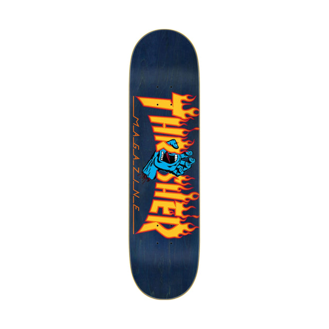 Santa Cruz x Thrasher Screaming Hand Deck 8.25" - Navy