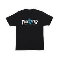 Santa Cruz x Thrasher Screaming Logo T-Shirt - Black