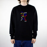 Skateboard Cafe Marcello Crewneck - Black