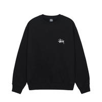 Stussy Basic Crew Sweatshirt - Black