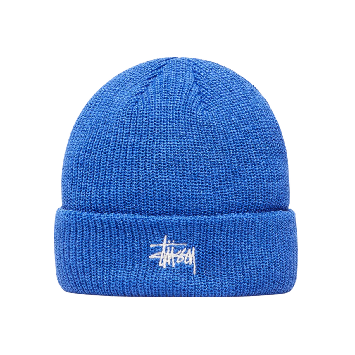 Stussy Basic Cuff Beanie - Cobalt Blue