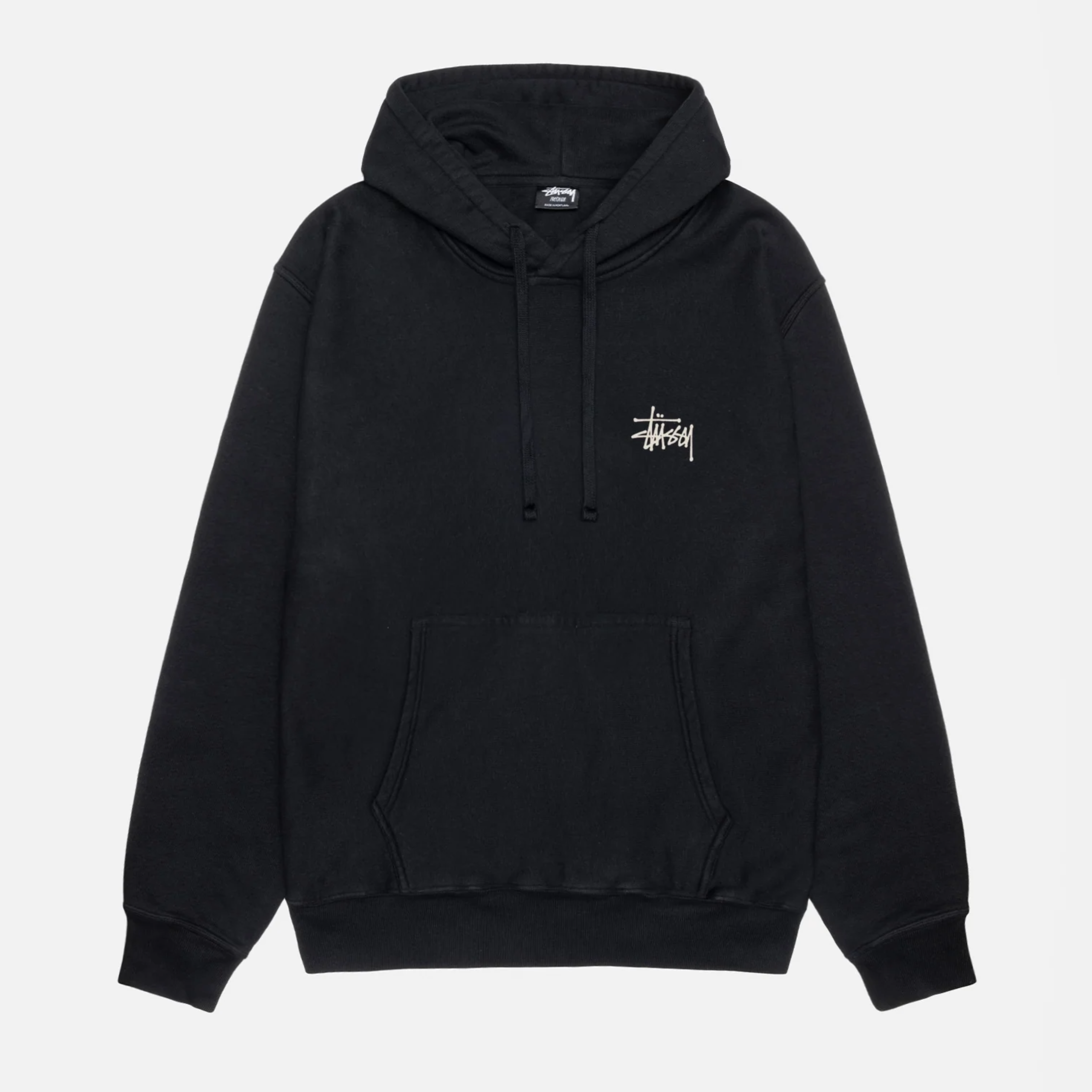 Stussy Built Tough Pigment Dyed Hoodie - Black exclusive at Remix ...