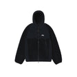 Stussy Sherpa Paneled Hooded Jacket – Black