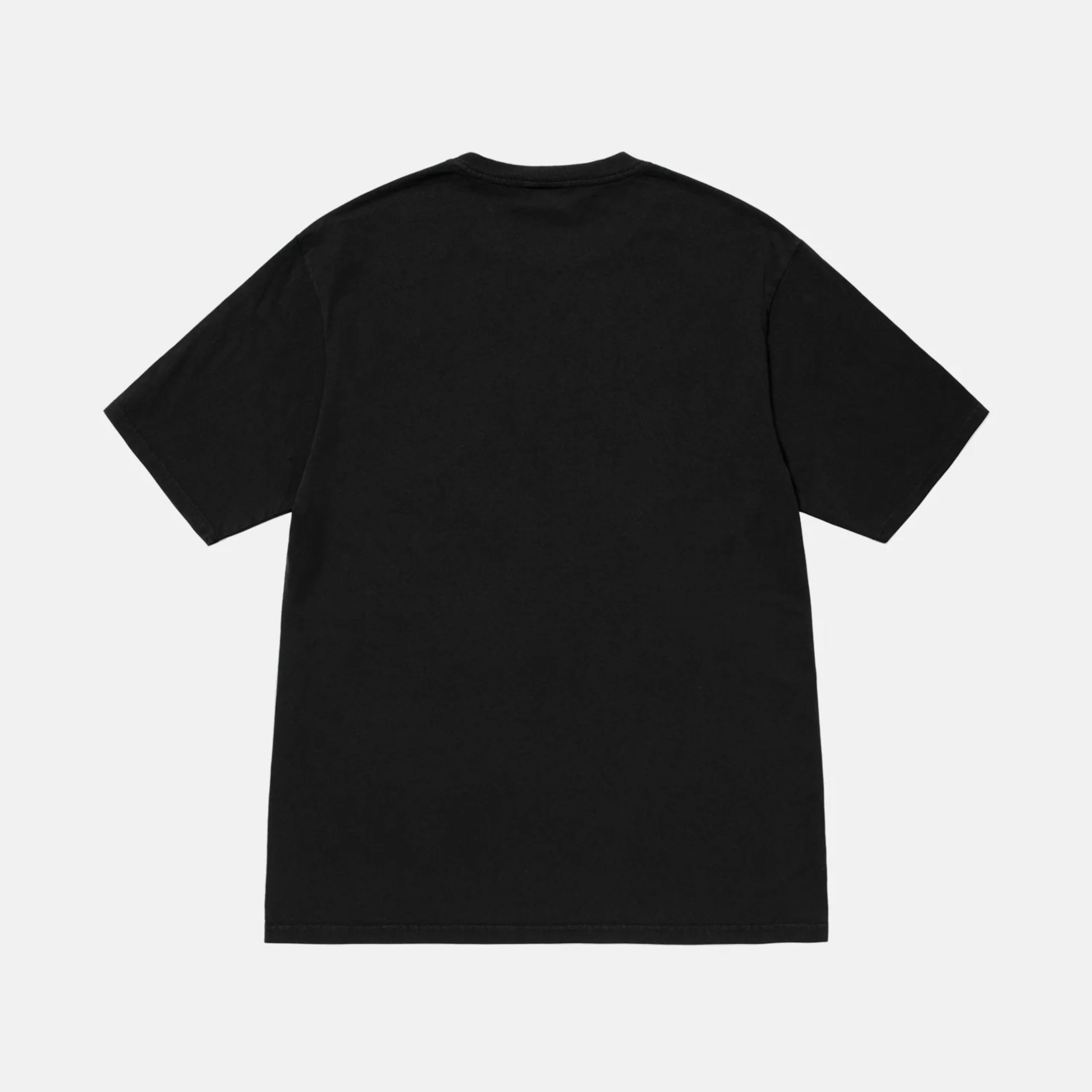 Stussy Small Stock Pigment Dyed T Shirt Black exclusive at Remix