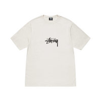 Stussy Small Stock Pigment Dyed T-Shirt - Natural