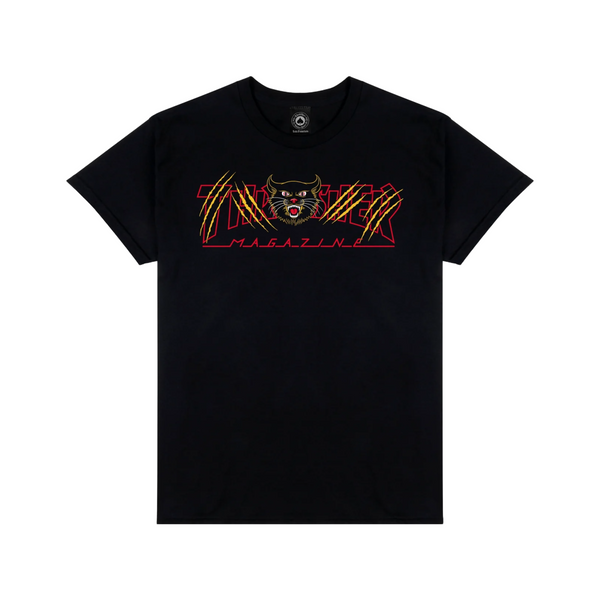 Thrasher Gato T-Shirt - Black