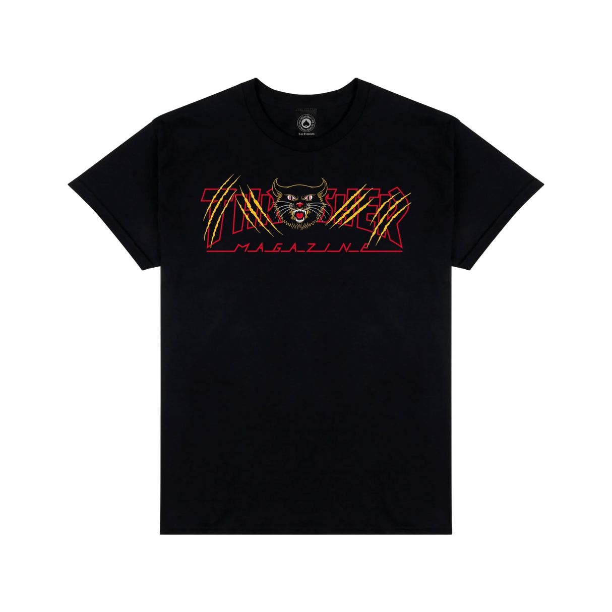 Thrasher Gato T-Shirt - Black