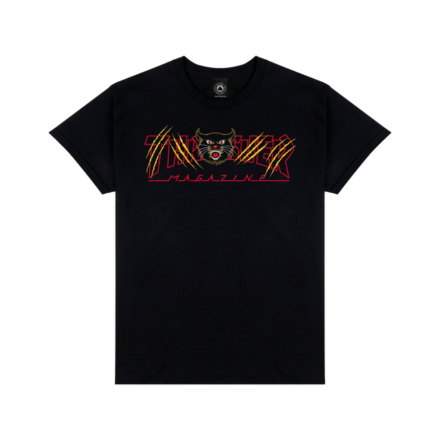 Thrasher Gato T-Shirt - Black