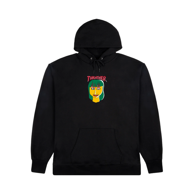 Thrasher Talk Shit by Gonz Hoodie - Black