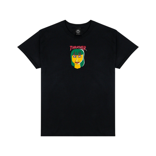 Thrasher Talk Shit by Gonz T-Shirt - Black