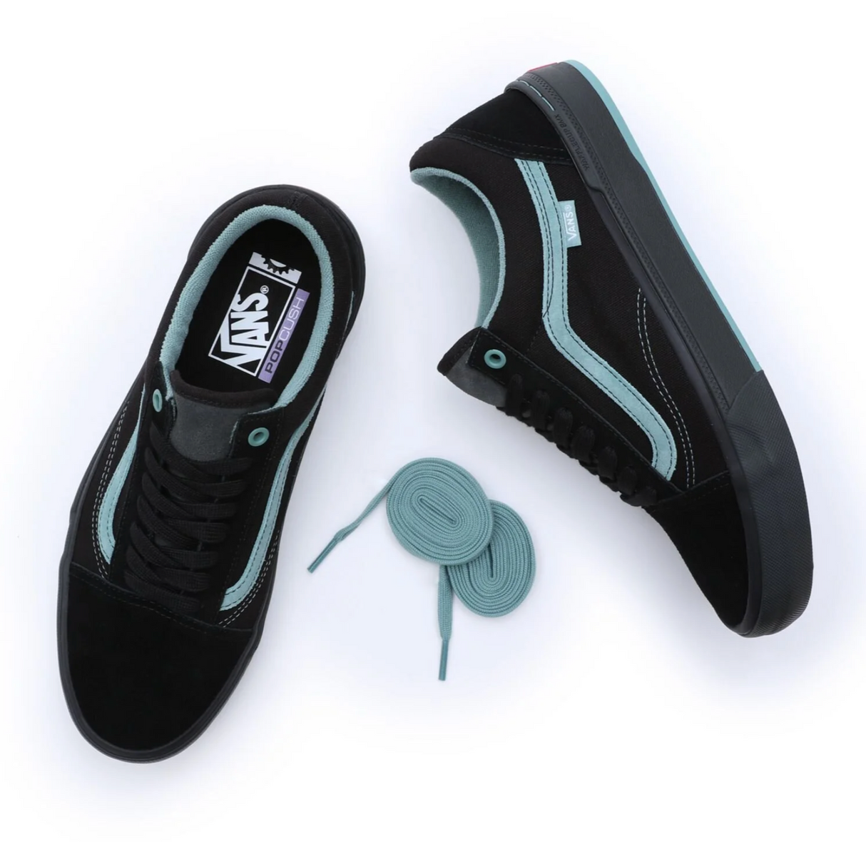 Vans BMX Old Skool Shoes - Black / Teal