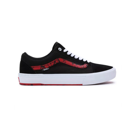 Vans BMX Old Skool Shoes - Marble Black / White / Red