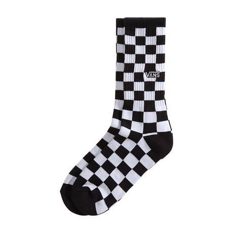 Vans Check Crew Socks - Black / White