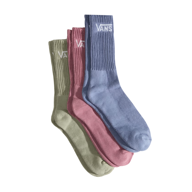 Vans Classic Crew 3 Pack Socks - Glacial Slate