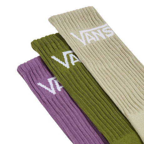 Vans Classic Crew 3 Pack Socks - Pesto