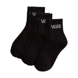 Vans Classic Half Crew 6 Pack Socks - (Half) Black