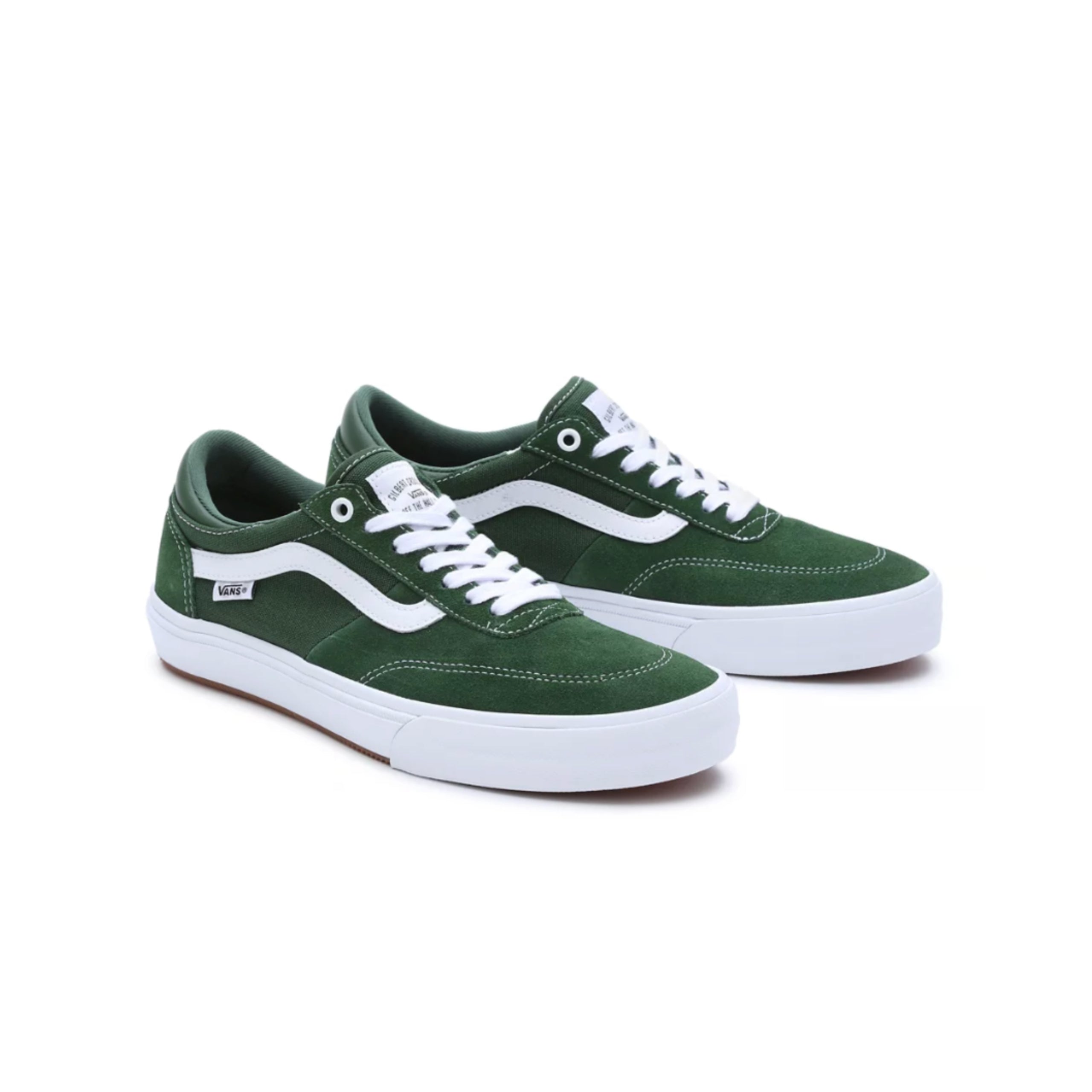 Vans Gilbert Crockett Shoes Green White exclusive at Remix Remix Casuals